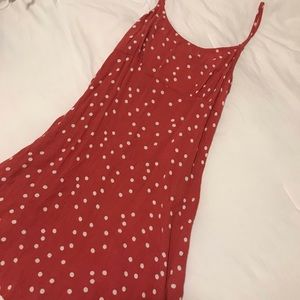 FLOWY POLKA DOT SUNDRESS